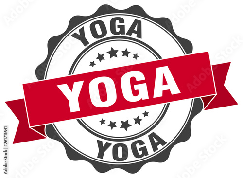 yoga stamp. sign. seal