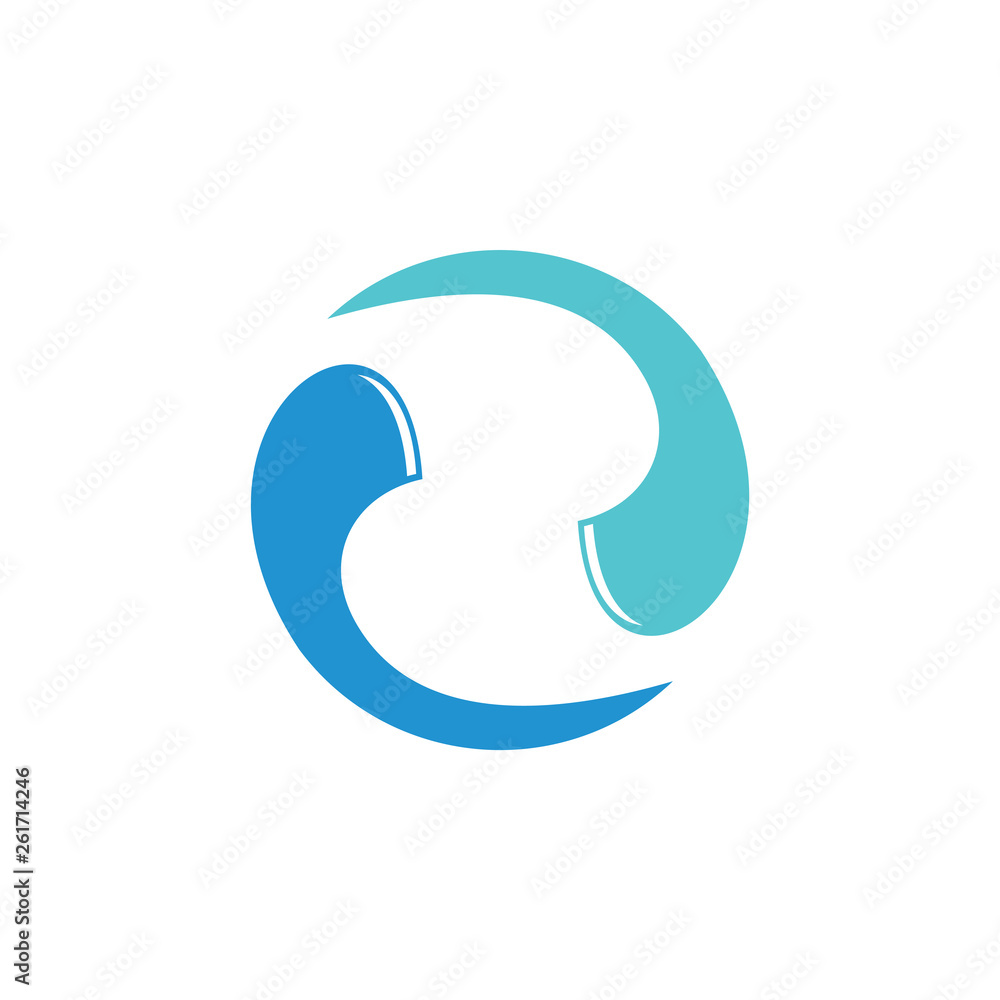 circle rotate curves arrow logo vector circle rotate curves arrow logo vector