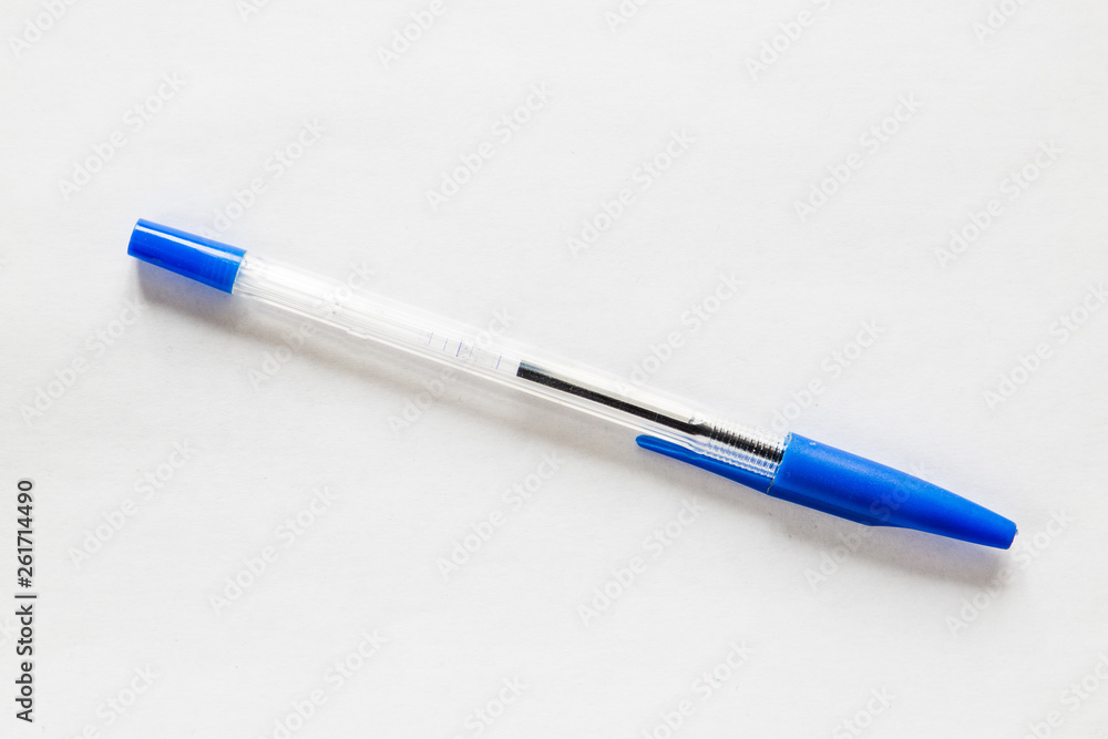 ballpoint pen isolated on white