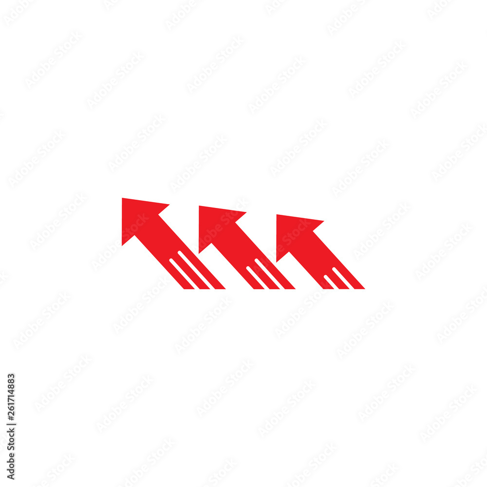 stripes arrows up simple logo vector stripes arrows up simple logo vector