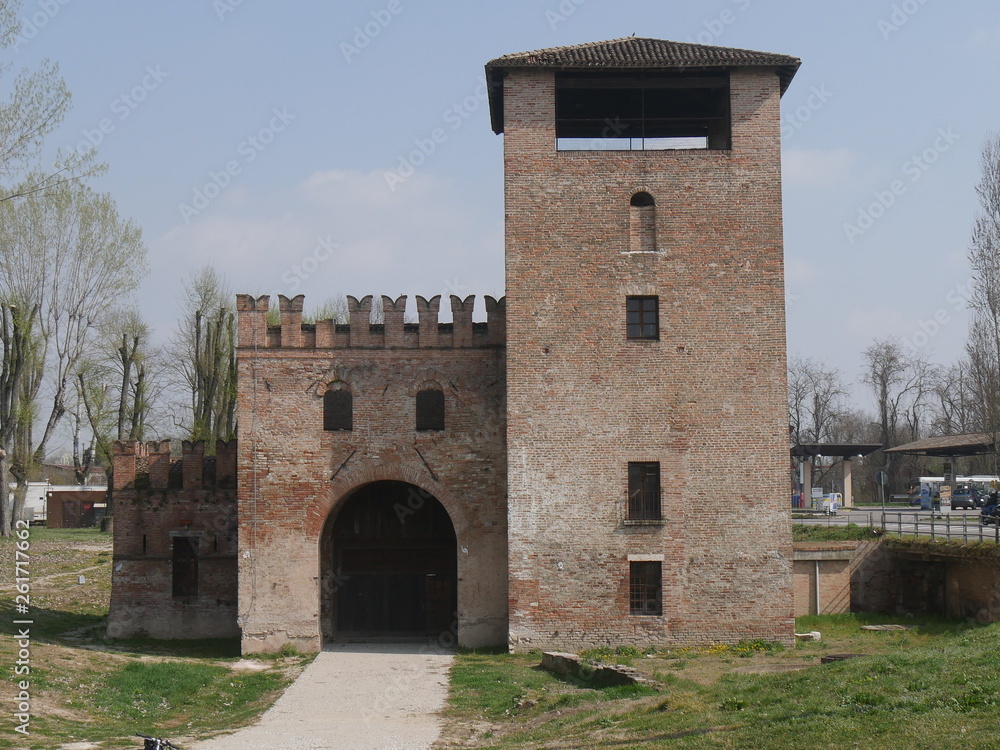 Sparafucile fortress in Mantova at the end of St. George bridge Sparafucile fortress in Mantova at the end of St. George bridge