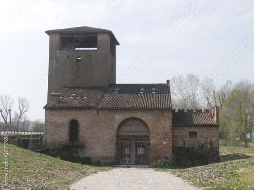 Sparafucile fortress in Mantova at the end of St. George bridge