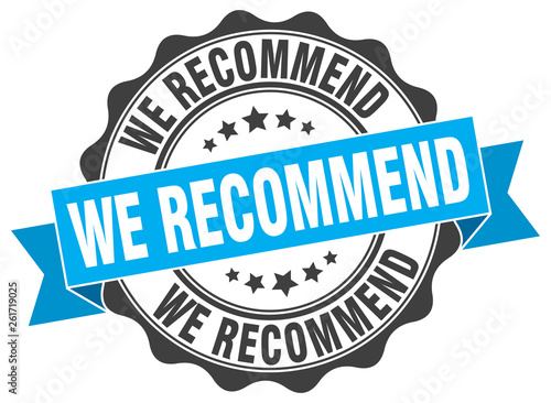 we recommend stamp. sign. seal