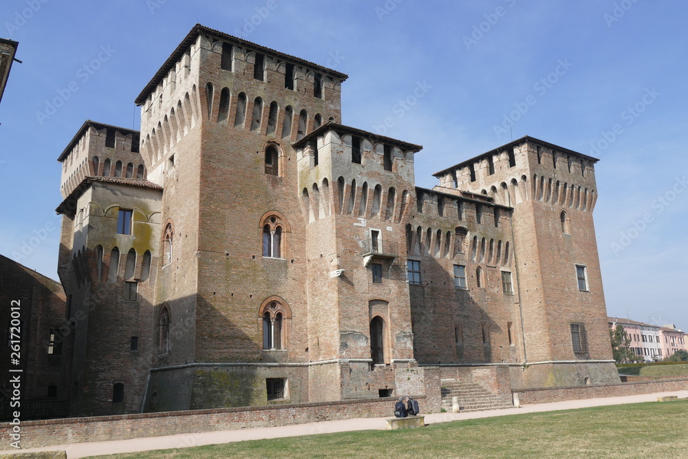 St. George castle in Mantova built by Gonzaga family