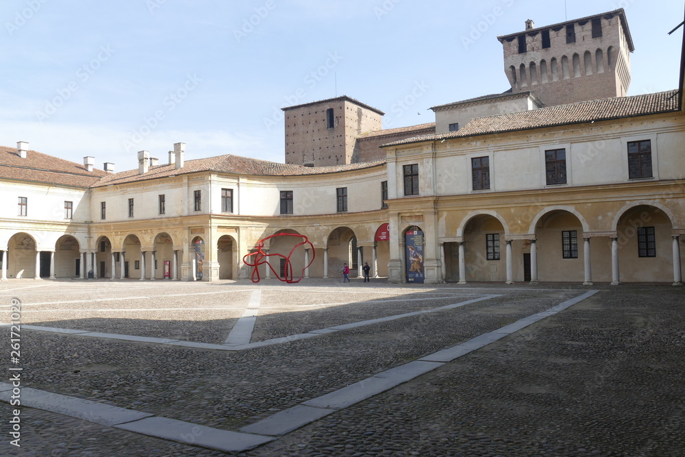 St. George castle square in Mantova