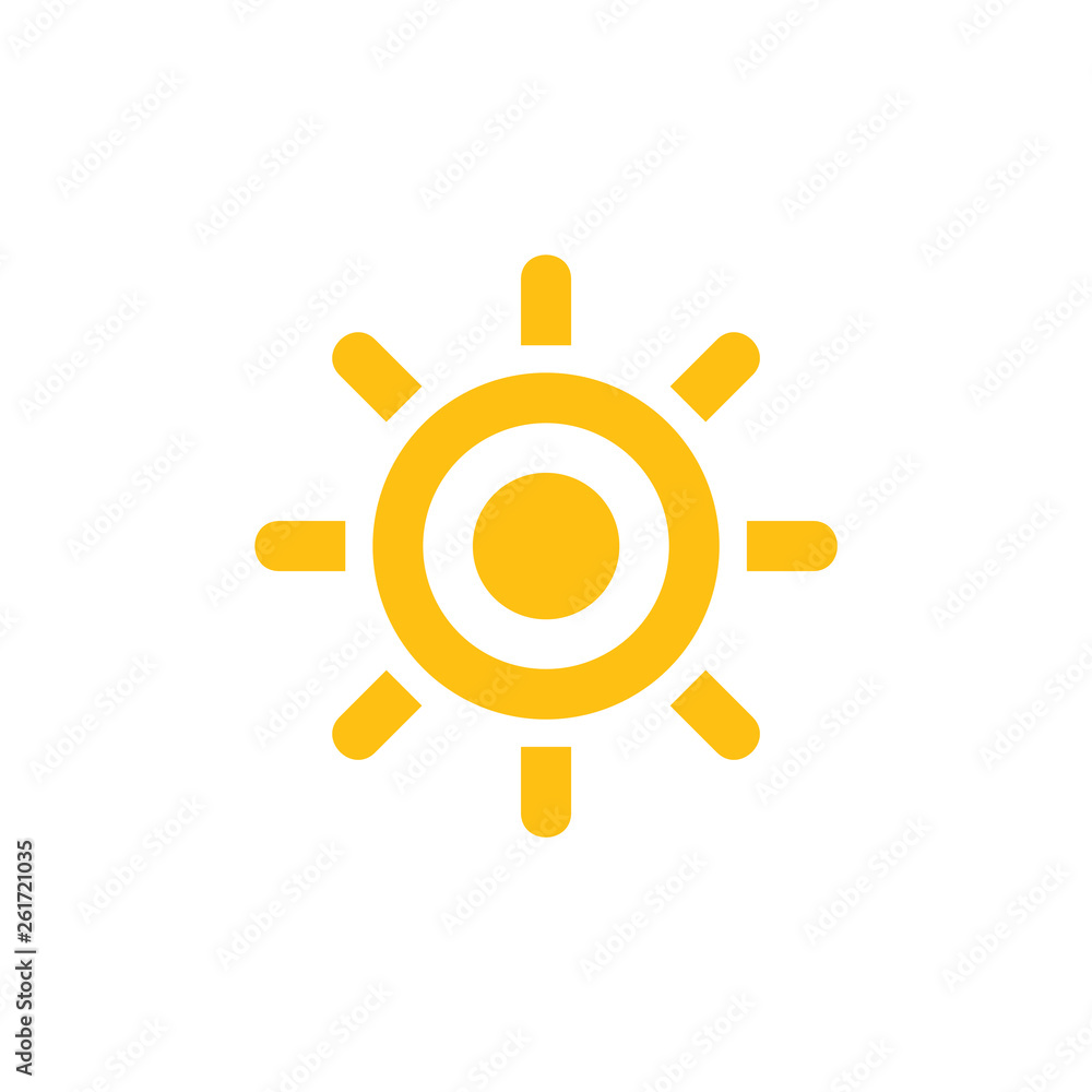 simple circle sun light geometric line logo vector simple circle sun light geometric line logo vector
