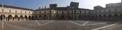 Fototapeta Naklejka Na Ścianę i Meble -  St. George castle square in Mantova