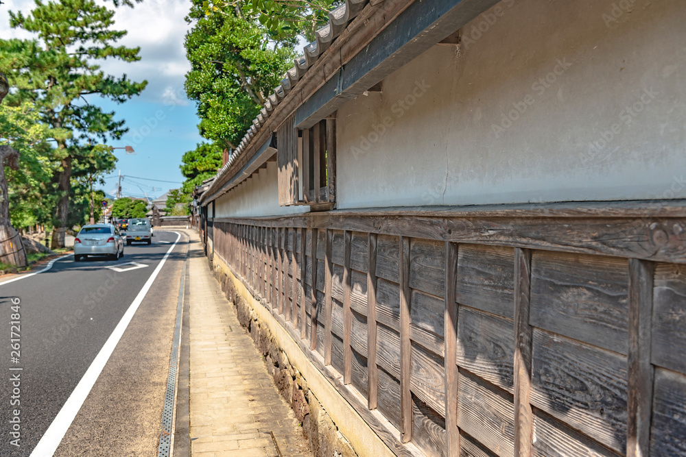 松江市 武家屋敷の町並み