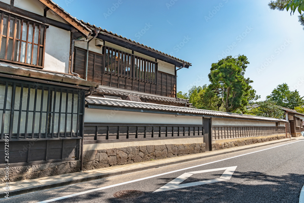 松江市 武家屋敷の町並み 松江市 武家屋敷の町並み