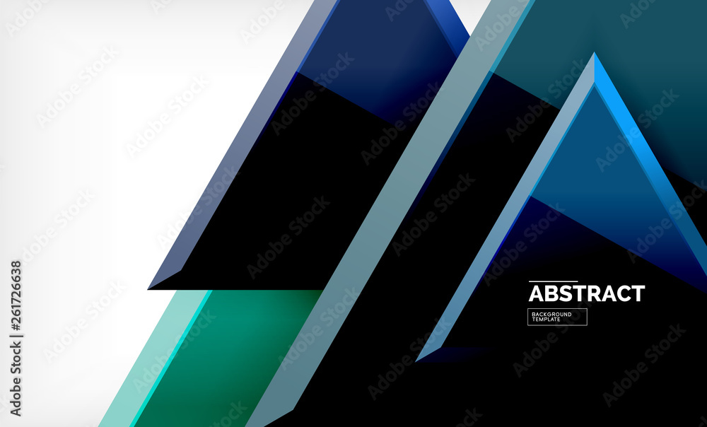 Triangular low poly background design, multicolored triangles Triangular low poly background design, multicolored triangles