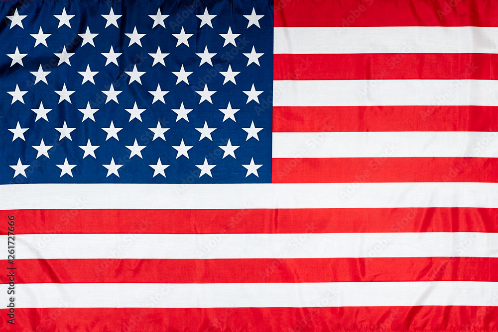 Naklejka premium American flag in large size