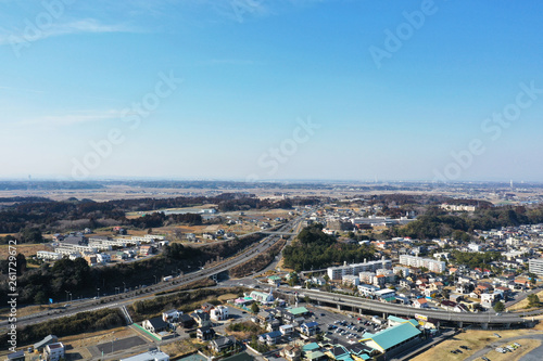 大洗町の空撮