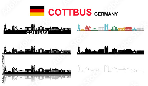 Cottbus, großes Set