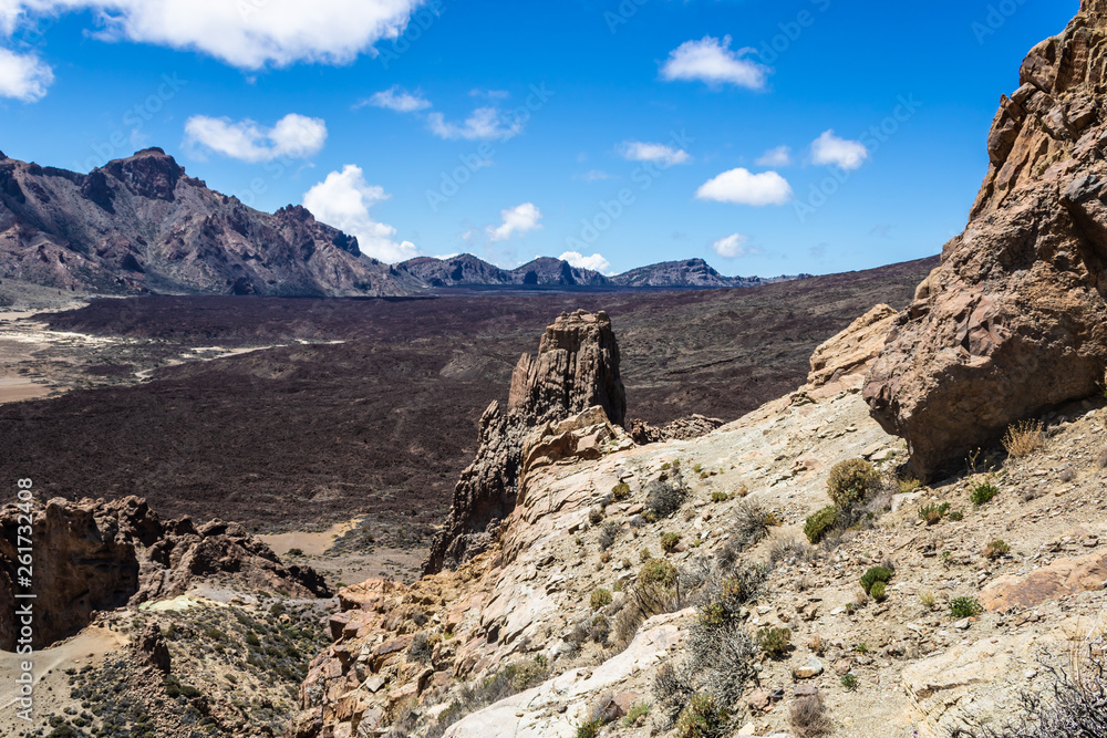 Volcanic rocks near Mount Teide, Tenerife, Canary Islands, Spain - Image