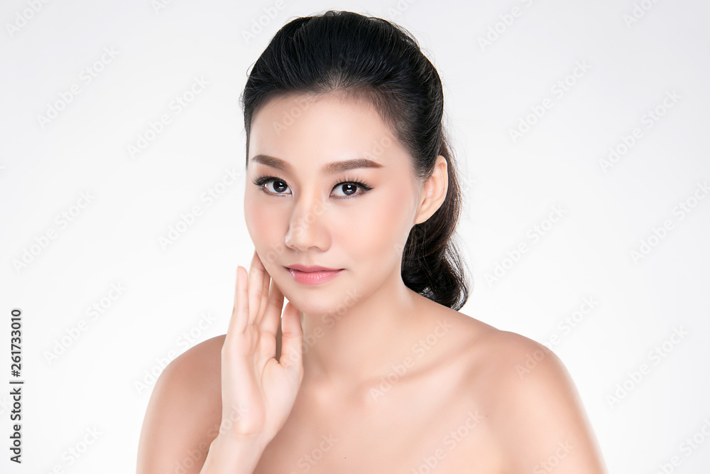 Beautiful Young asian Woman with Clean Fresh Skin Beautiful Young asian Woman with Clean Fresh Skin