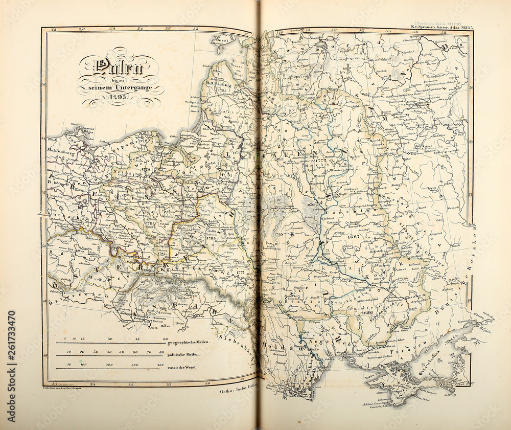 Old map. Engraving image Old map. Engraving image