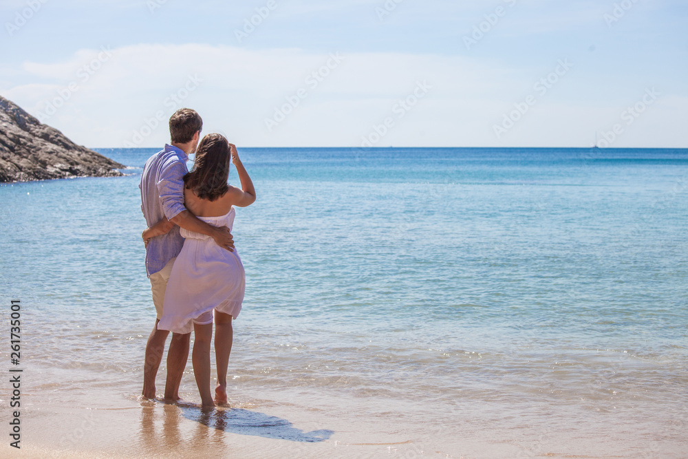Couple at seaside Couple at seaside