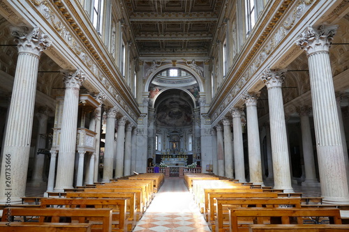 interior of St. Peter Cathedral in Mantova