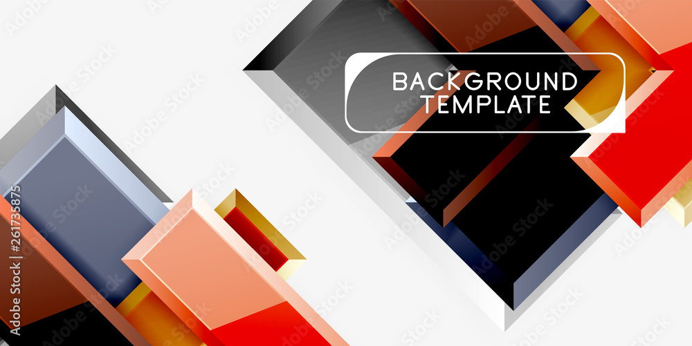 Abstract arrows composition background Abstract arrows composition background