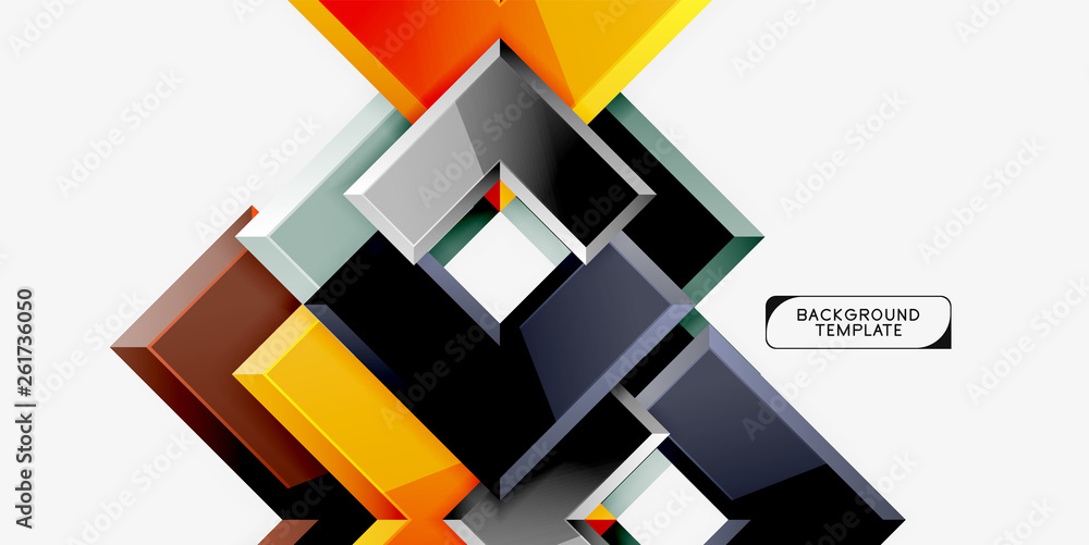 Obraz premium Abstract arrows composition background