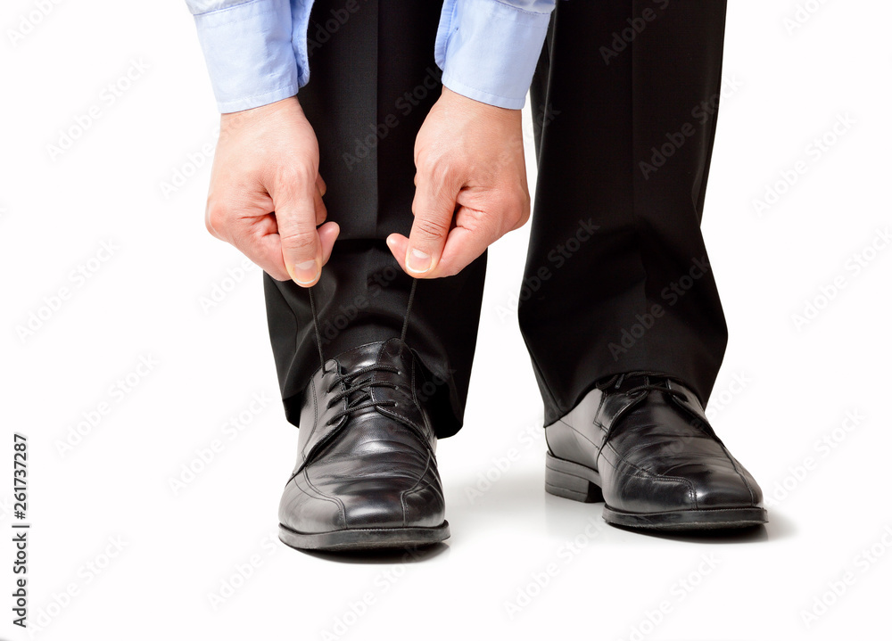 shoes of a businessman