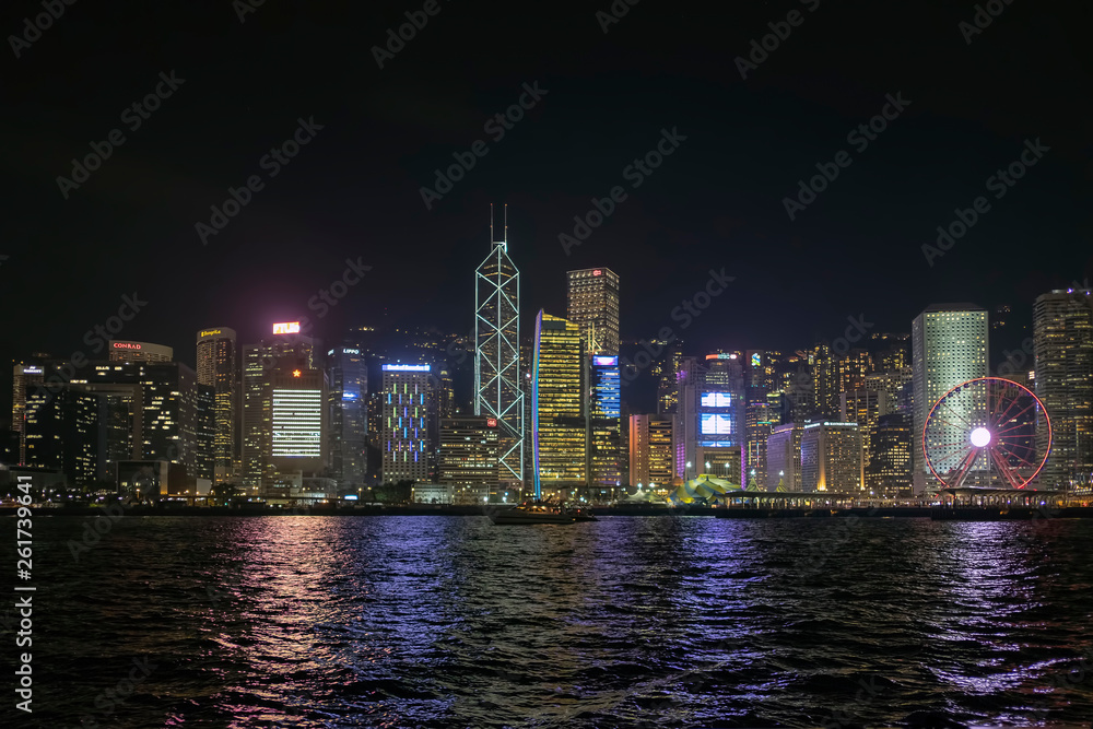 Fototapeta premium Panoramę Hongkongu