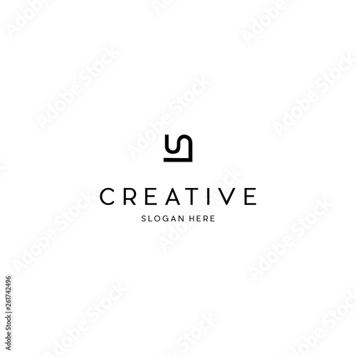 unique folding letter UN simple symbol logo vector, Initial letter UN logo vector design template. Creative modern trendy UN typography