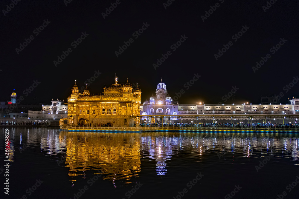 Golden Temple Amritsar at night