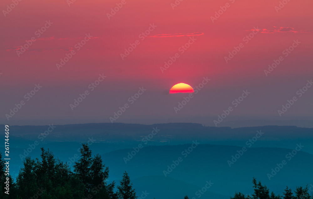 Obraz premium Sonnenuntergang