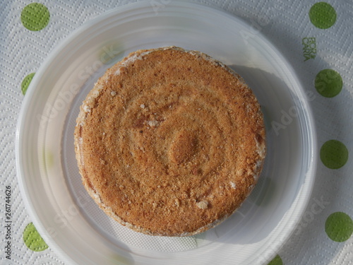 typical cake of Mantua : Elvezia cake photo