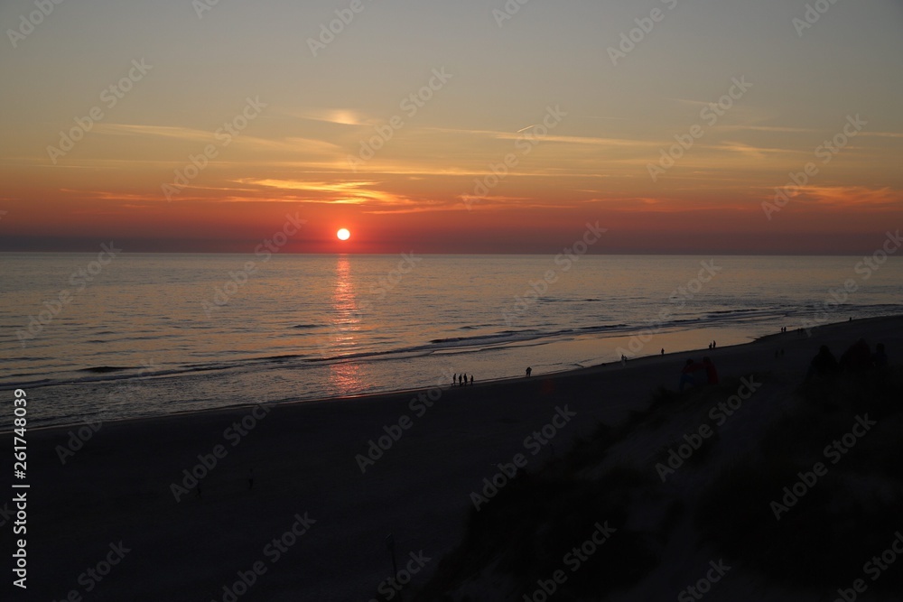 Sonnenuntergang an der Küste