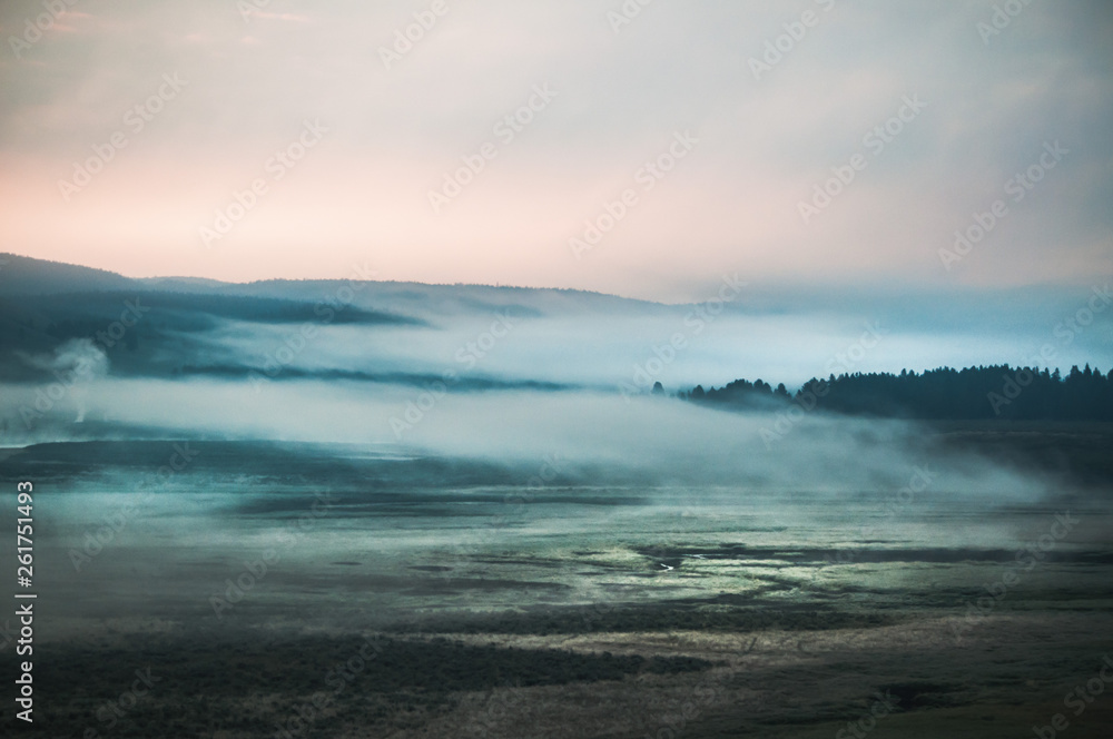 early morning landsape early morning landsape