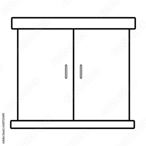 Door outline icon