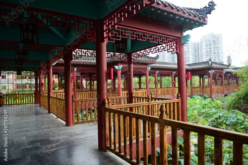 Lotus Pavilion and Lotus © xieshun