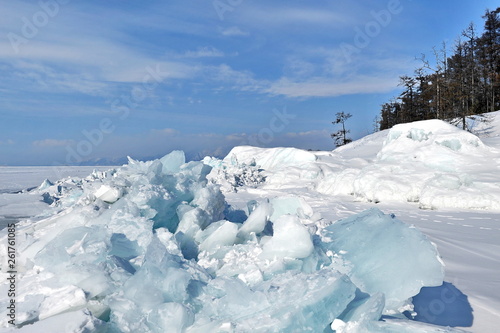 Wallpaper Mural Ice blocks on Lake Baikal. Torontodigital.ca