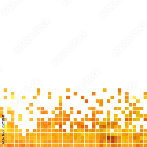 abstract vector square pixel mosaic background