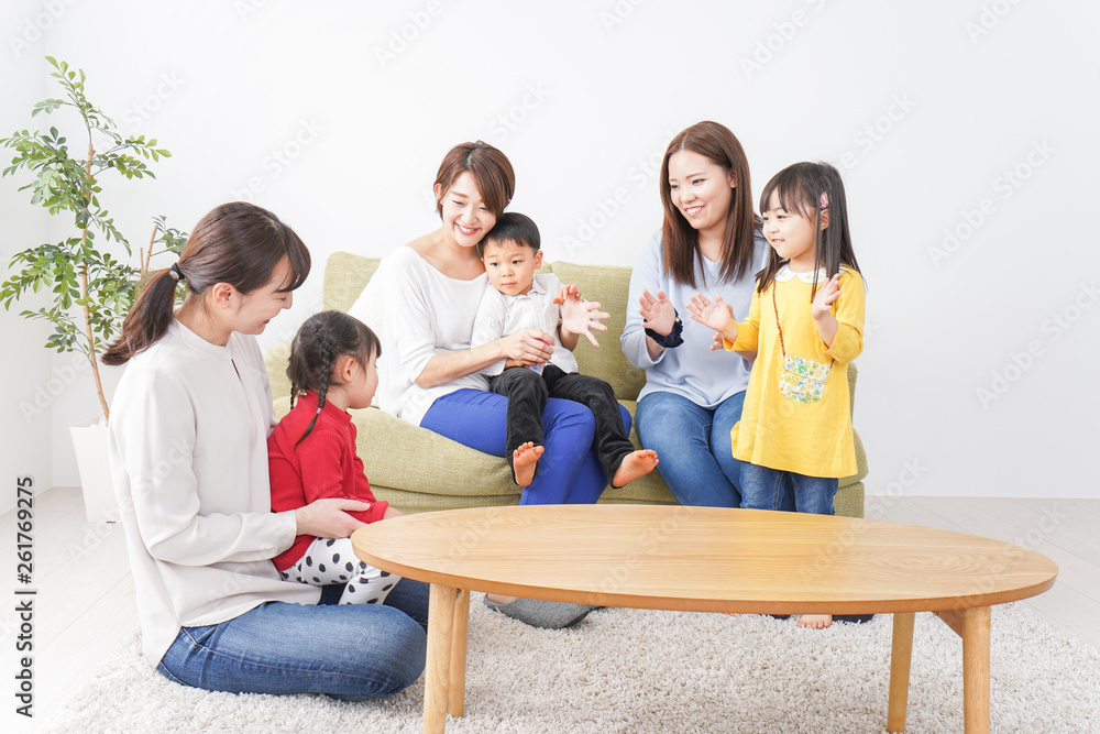 ママ友と子供たち