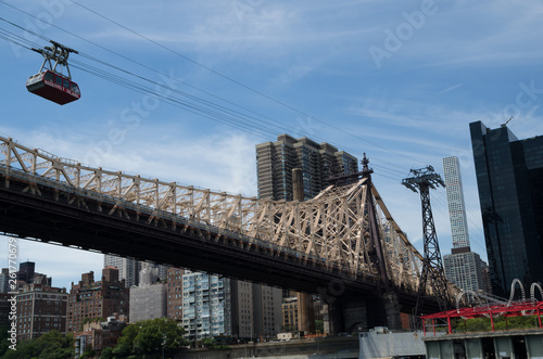 Ed Koch Queensboro Bridge and the Roosevelt Island funicular, New York City