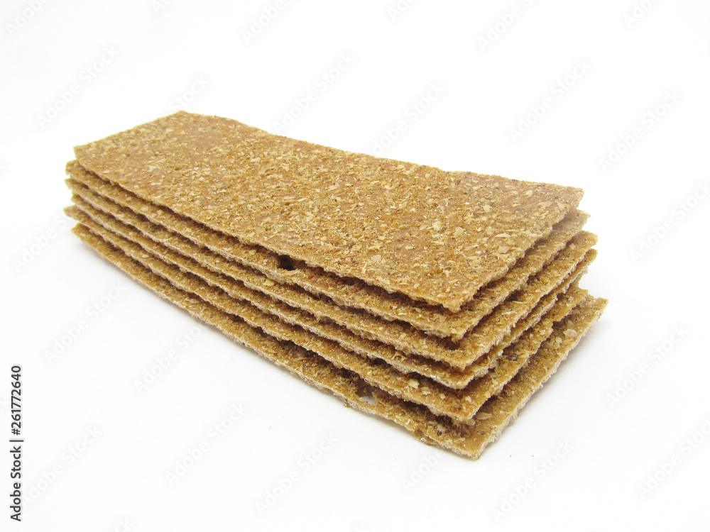 Rye bread isolated on white background, bakery Rye bread isolated on white background, bakery