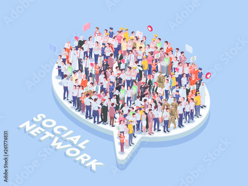Social Network Crowd Composition