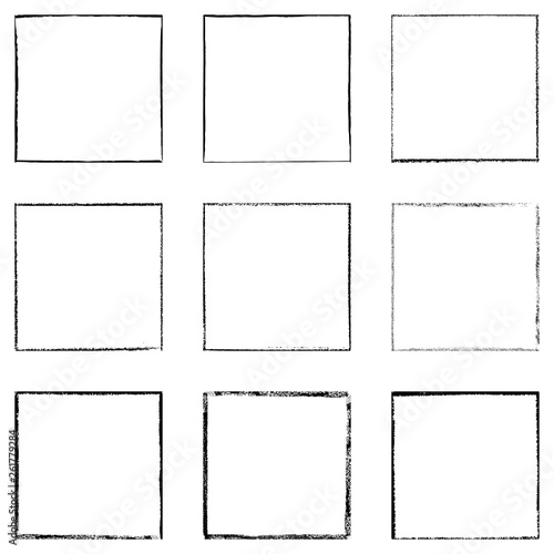 Grunge Square Frames