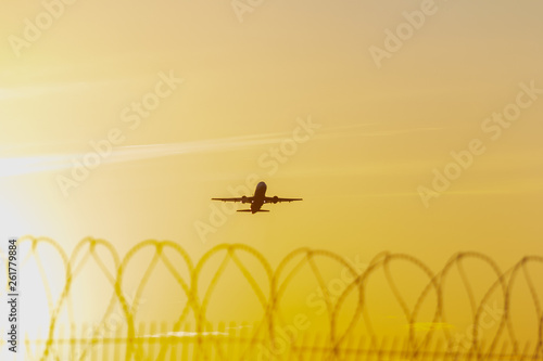 aircraft arrest sunset stop