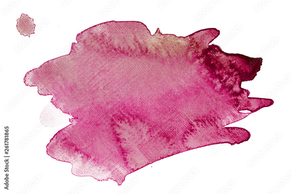 stain with watercolor magenta paint stain with watercolor magenta paint