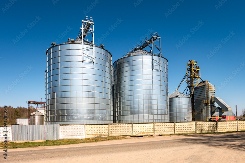 agro-processing plant for processing and silos for drying cleaning and storage of agricultural products, flour, cereals and grain agro-processing plant for processing and silos for drying cleaning and storage of agricultural products, flour, cereals and grain