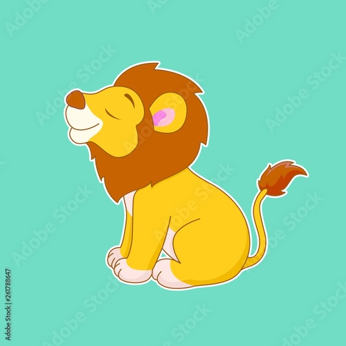 cute lion