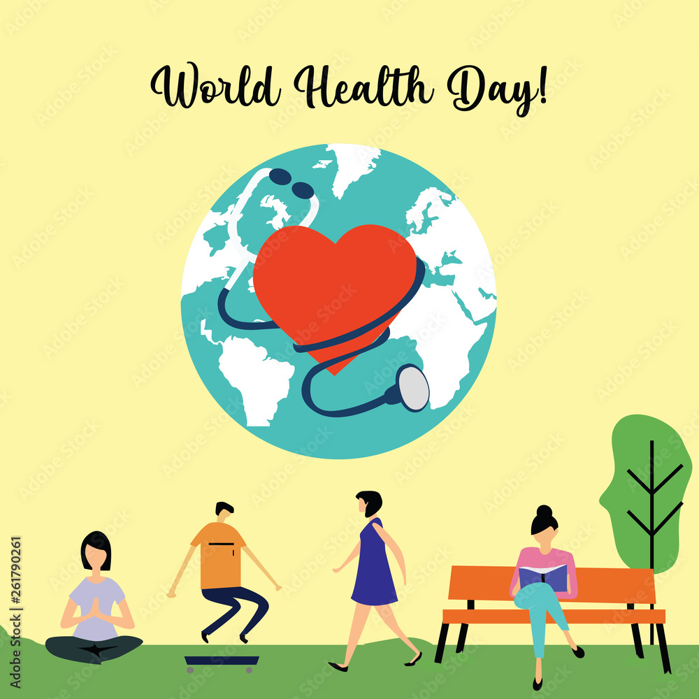 World Health Day Vector Template Design Illustration World Health Day Vector Template Design Illustration