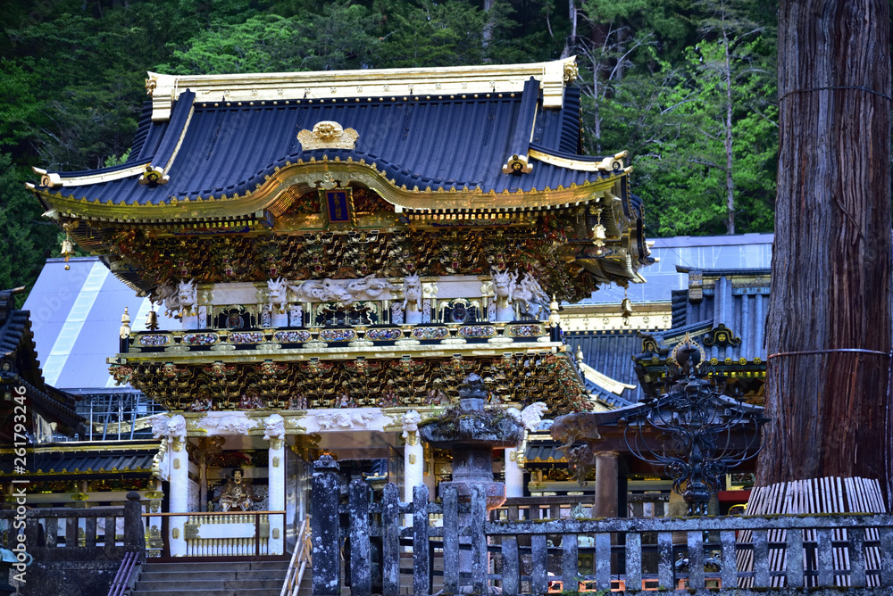 Fototapeta premium Gate of Japanese traditional shrine