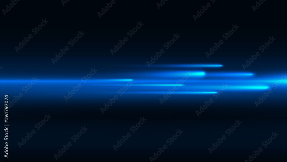 Blue linear spark lights with dark shadow Blue linear spark lights with dark shadow