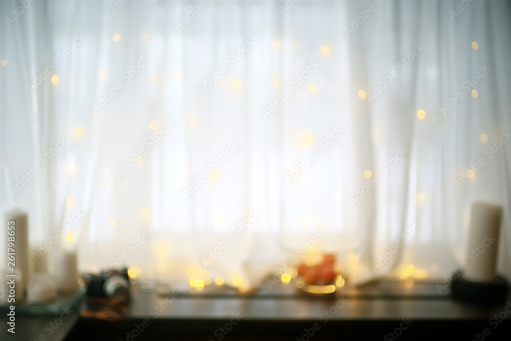 blurred window background / home cosiness concept window view blurred window background / home cosiness concept window view