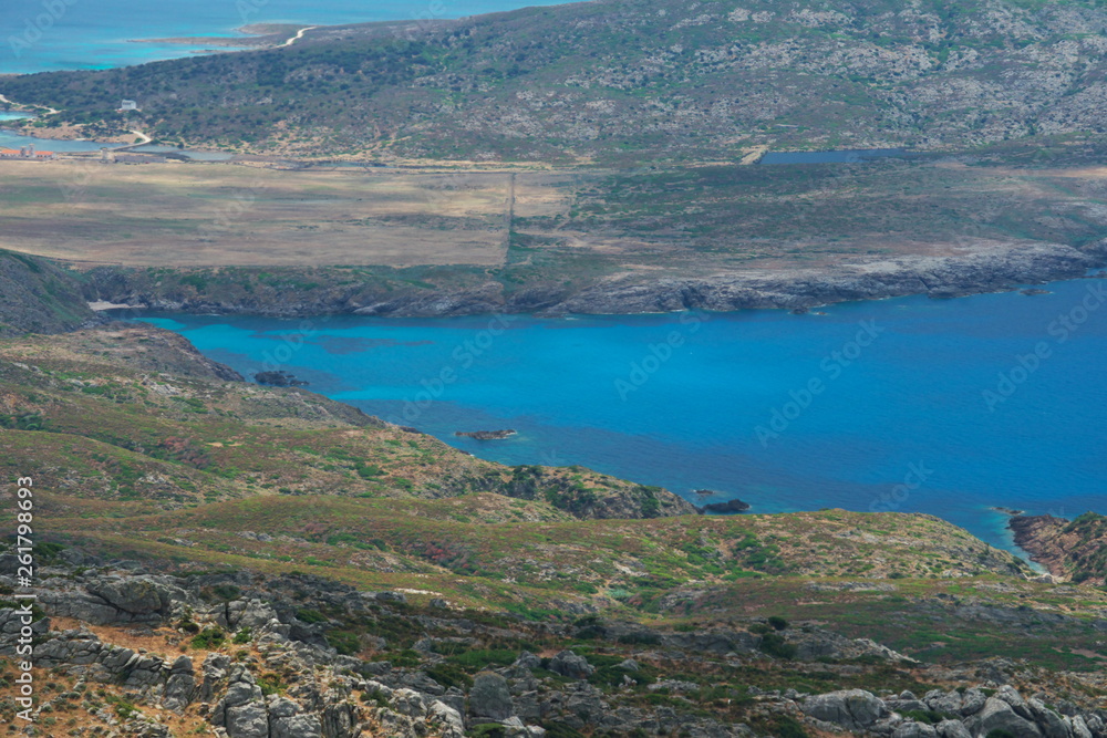 Naklejka premium view of the sea Asinara Island Sardinia italy